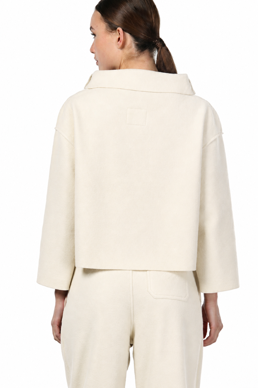 Nathi sweat femme en drap de laine