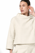 Nathi sweat femme en drap de laine