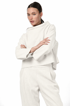 Nathi sweat femme en drap de laine