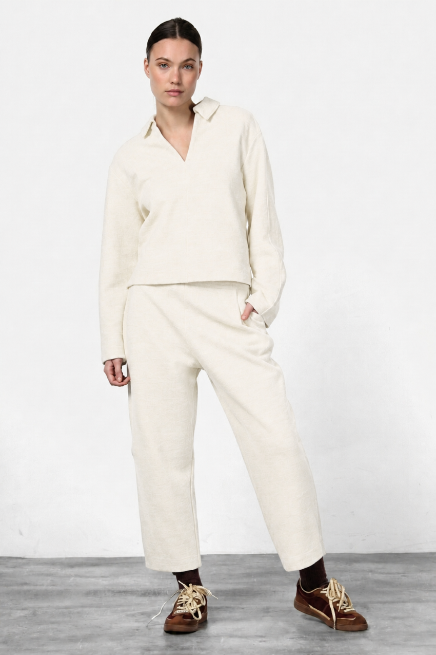 Simon sweat femme en drap de laine