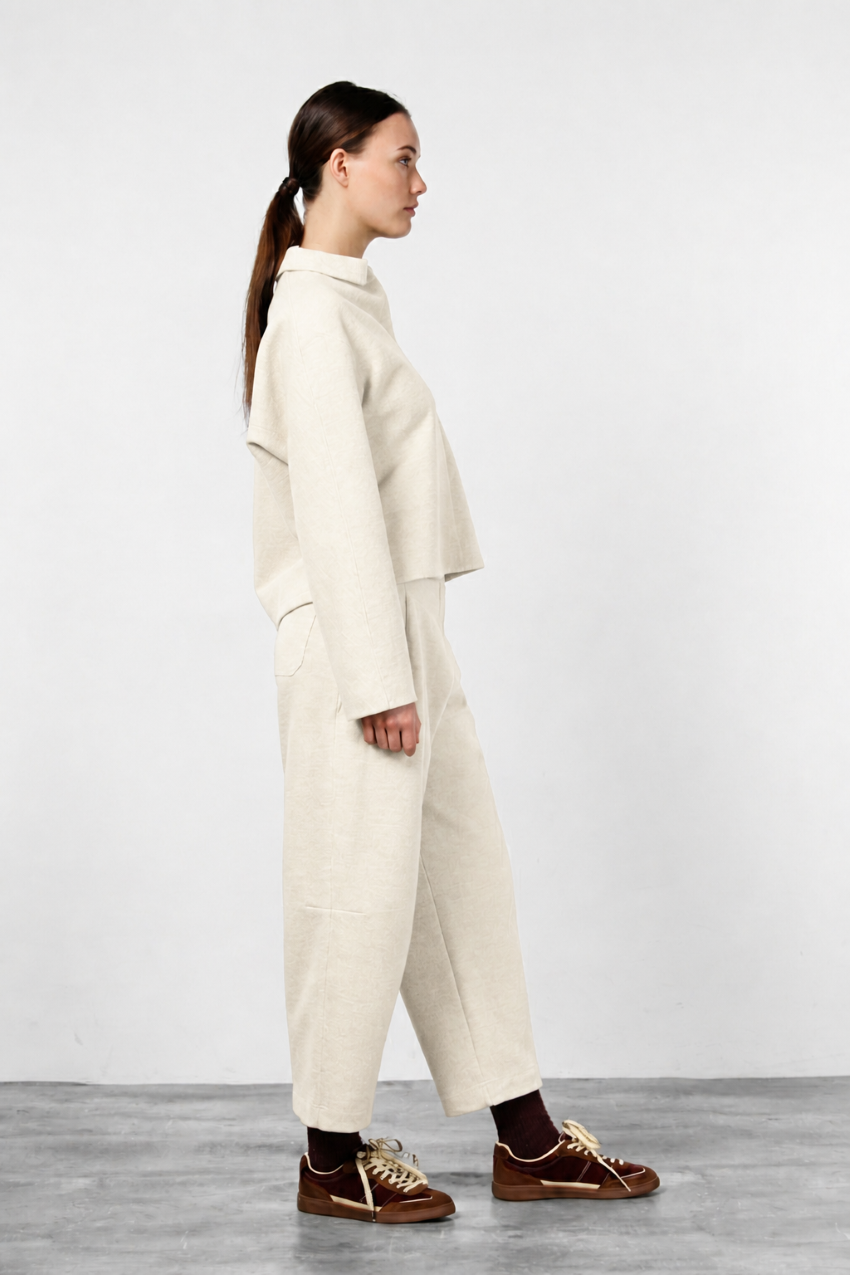Simon sweat femme en drap de laine