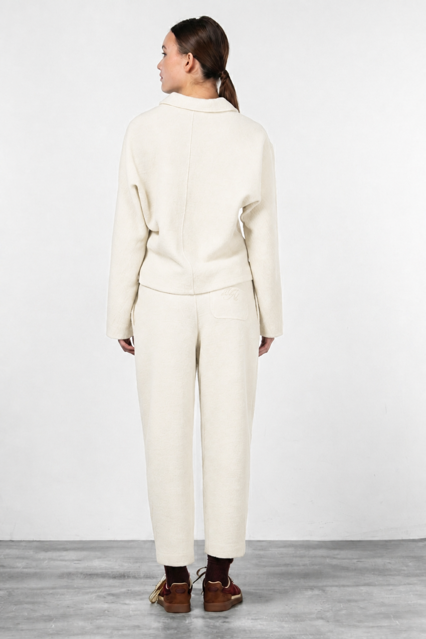 Simon sweat femme en drap de laine