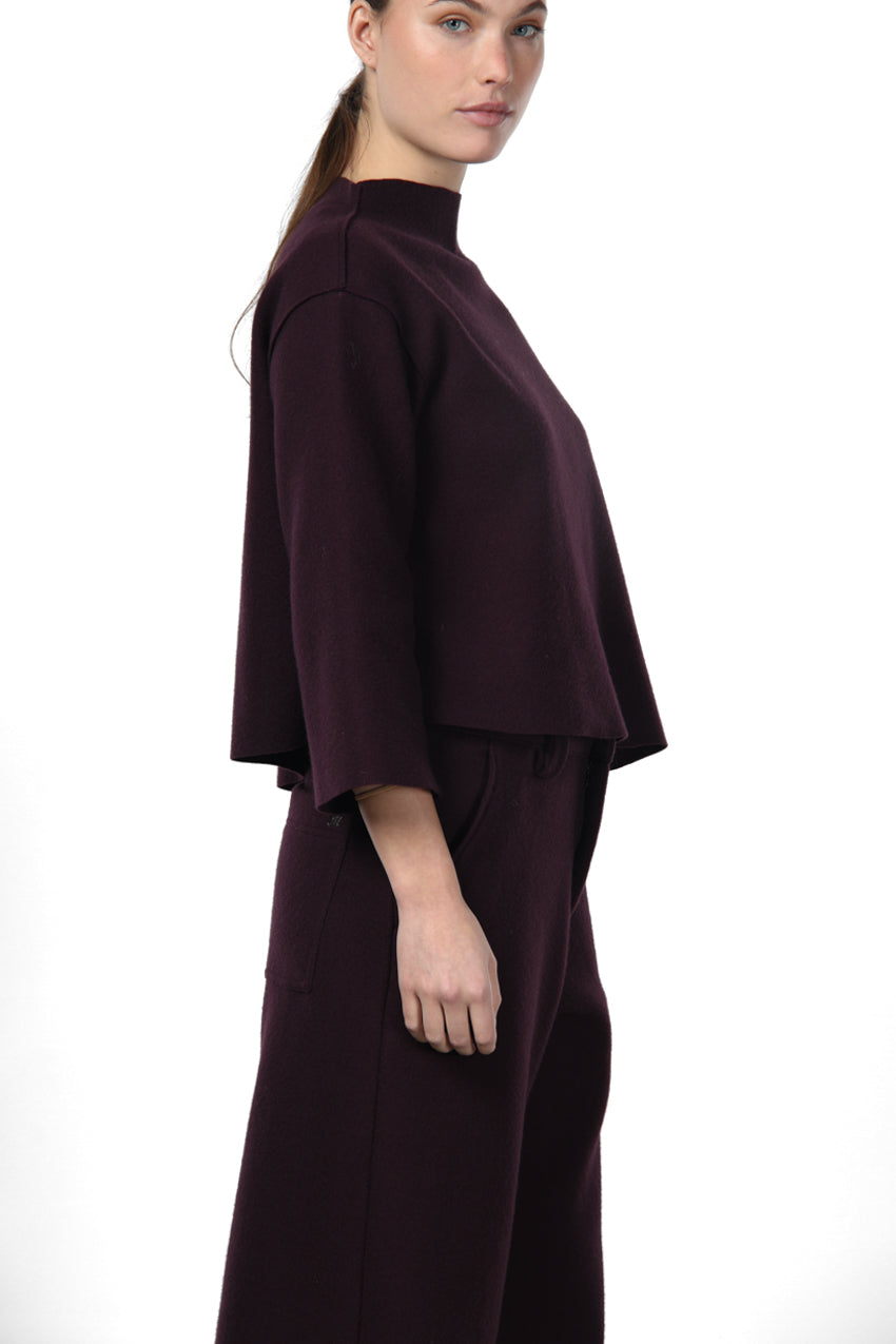 Ida women’s sweatshirt in wool cloth