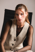 Foto 3 Ellen gilet donna in jersey bouclé