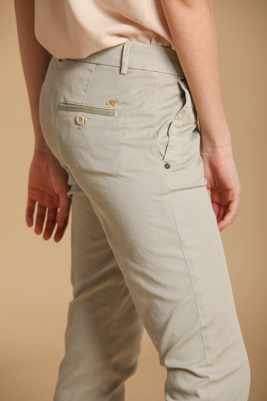 Jaqueline Archivio Pantalon Chino Femme en Gabardine slim fit