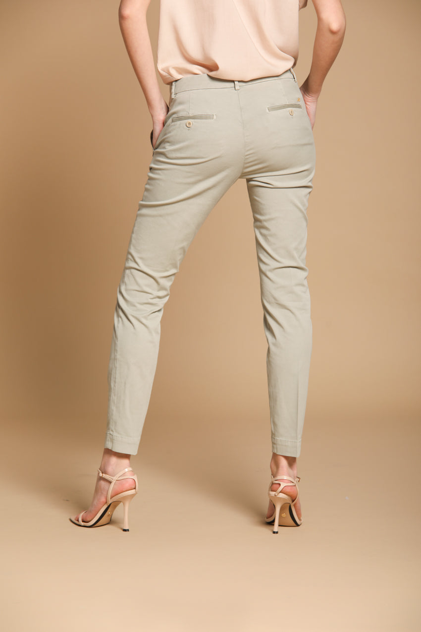 Jaqueline Archivio Pantalon Chino Femme en Gabardine slim fit