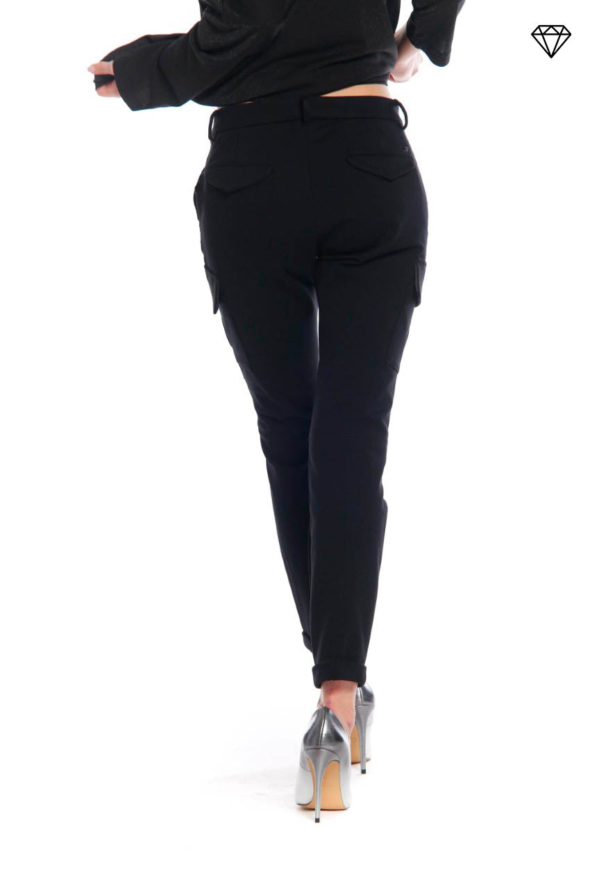 Chile City pantalon cargo femme en jersey technique slim fit ①