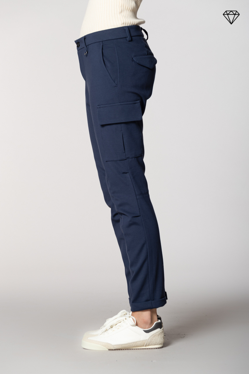 Chile City pantalon cargo femme en jersey technique slim fit ①
