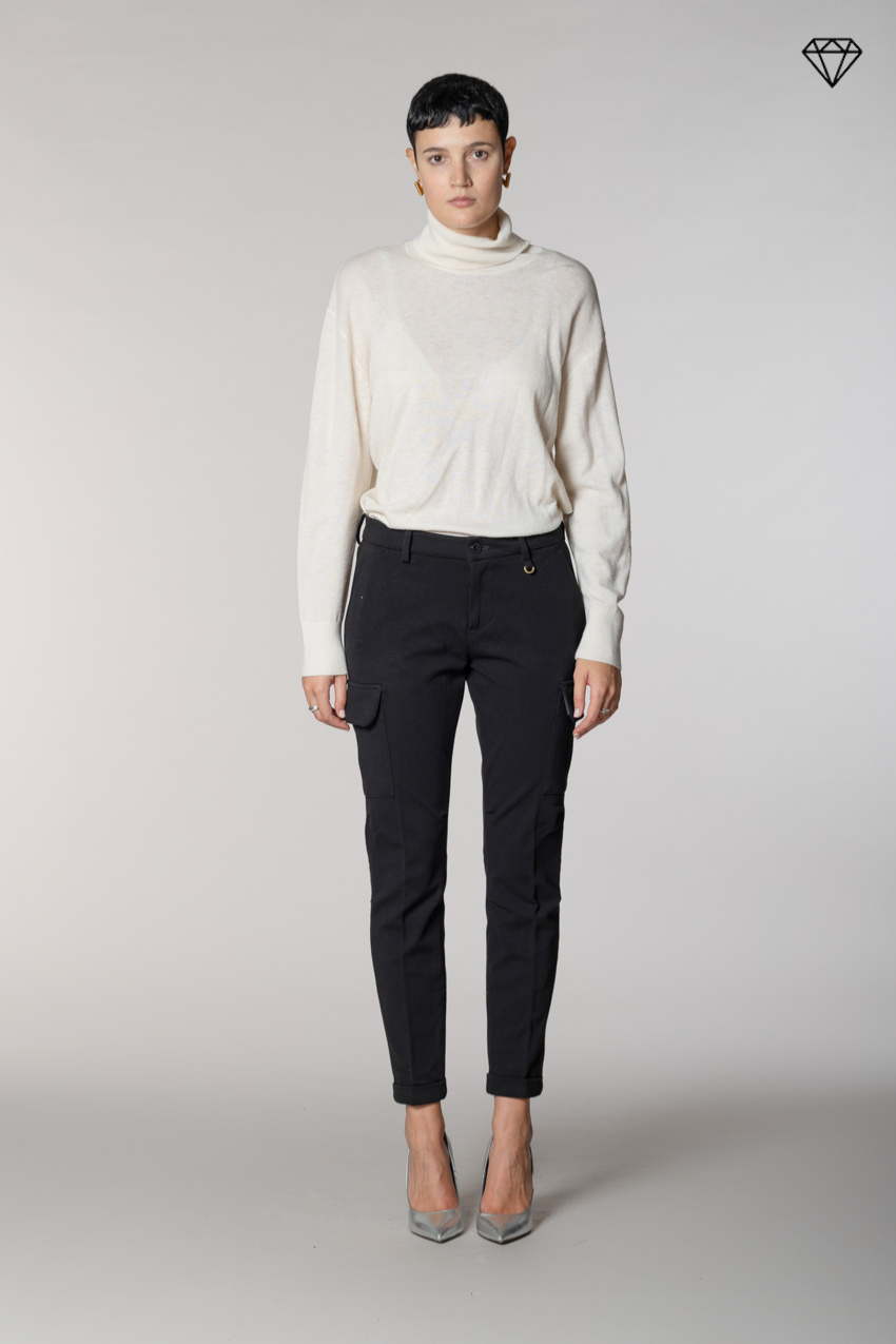 Chile City pantalone cargo donna in jersey tecnico slim fit ①