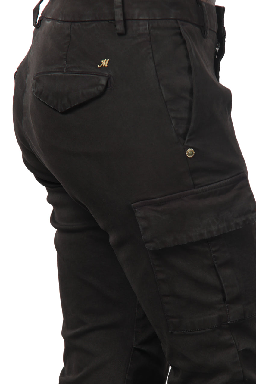 Chile City Damen-Cargohose aus Satin mit slim fit