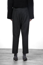 New York O Shape pantalon chino femme en jersey flanelle carrot fit