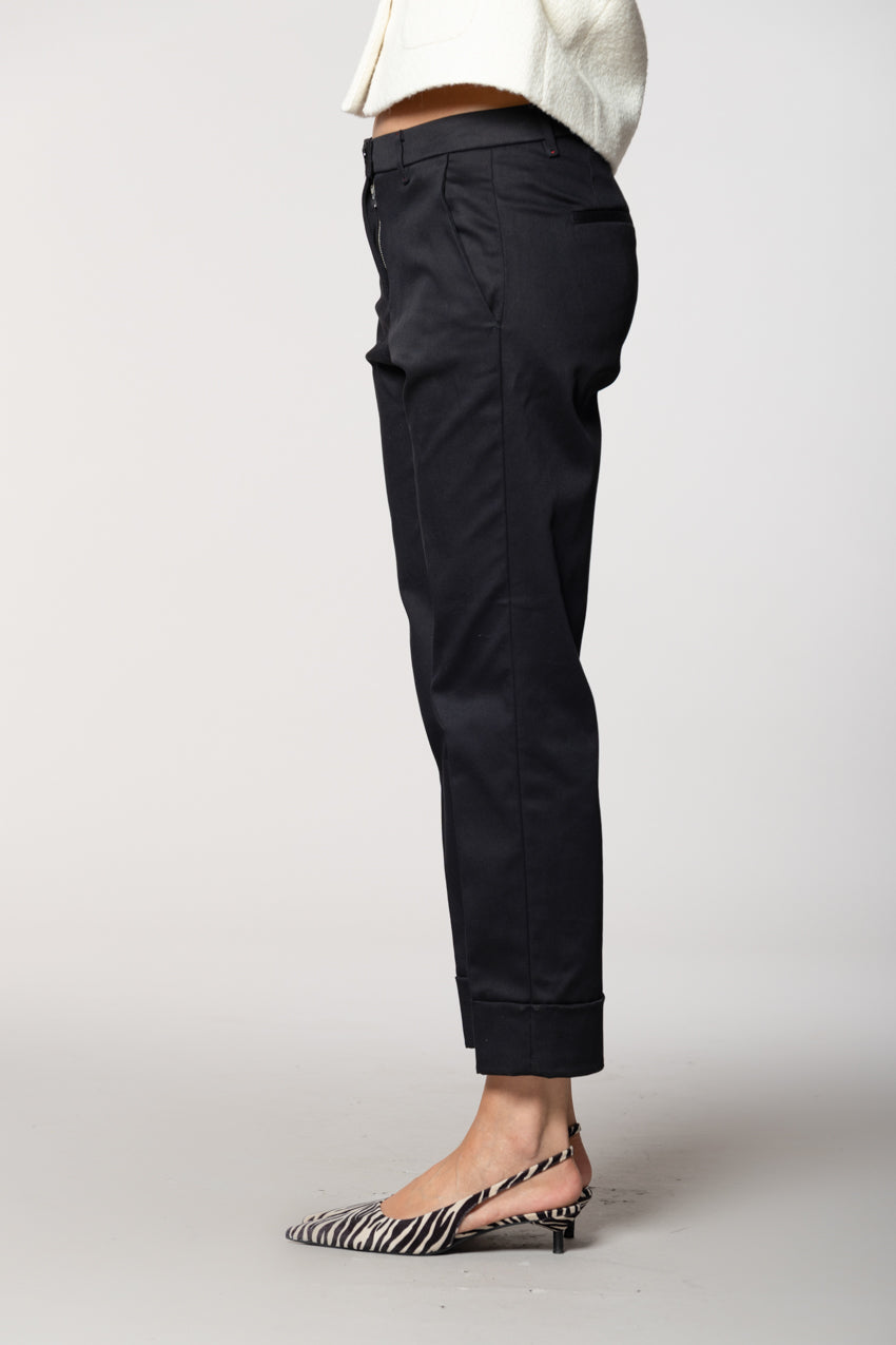 New York Carrot Damen-Chinohose aus Gabardine Carrot Fit