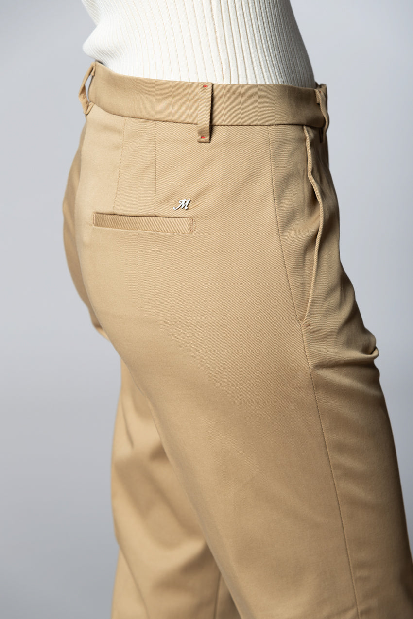 New York Carrot pantalón chino mujer en gabardina carrot fit
