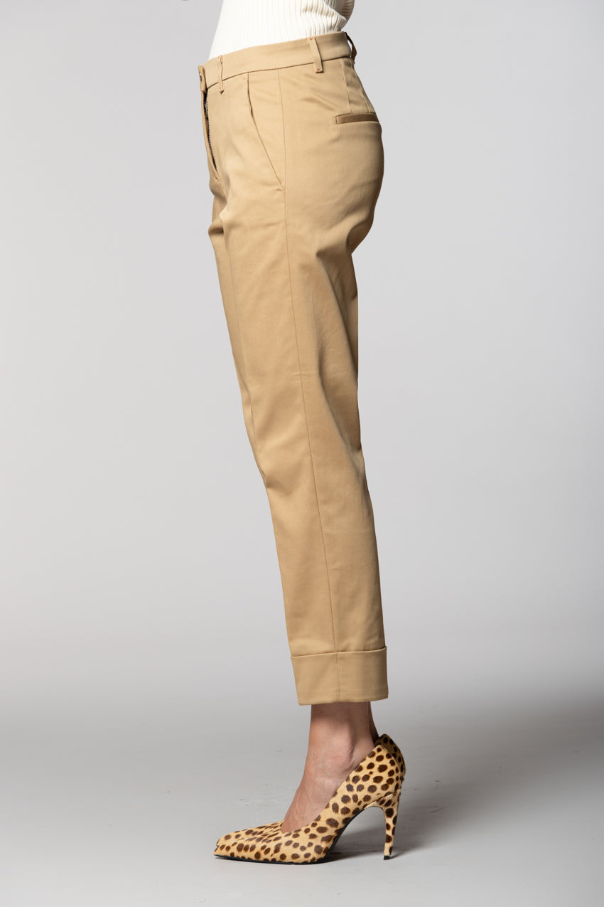 New York Carrot pantalón chino mujer en gabardina carrot fit