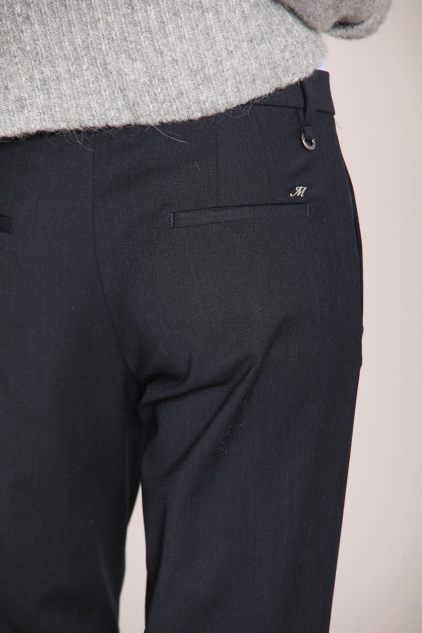 Foto 2 New York Carrot pantalone chino donna in lana carrot fit