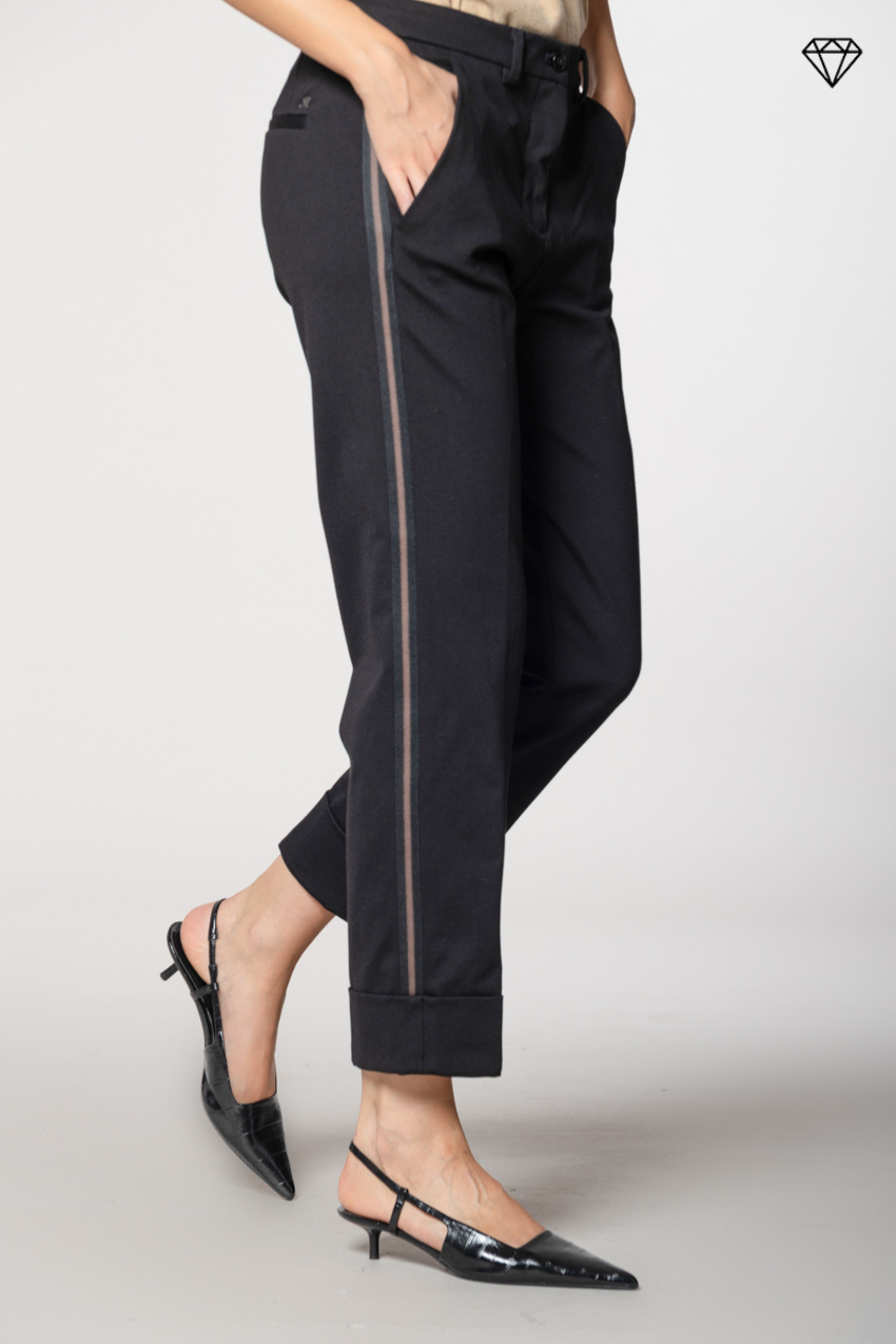 New York Carrot pantalone chino donna in jersey tecnico carrot fit ①
