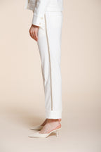 New York Carrot pantalon chino femme en jersey carrot fit