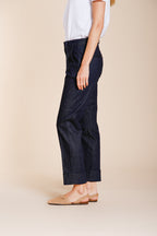 New York Carrot pantalone chino donna in denim carrot fit