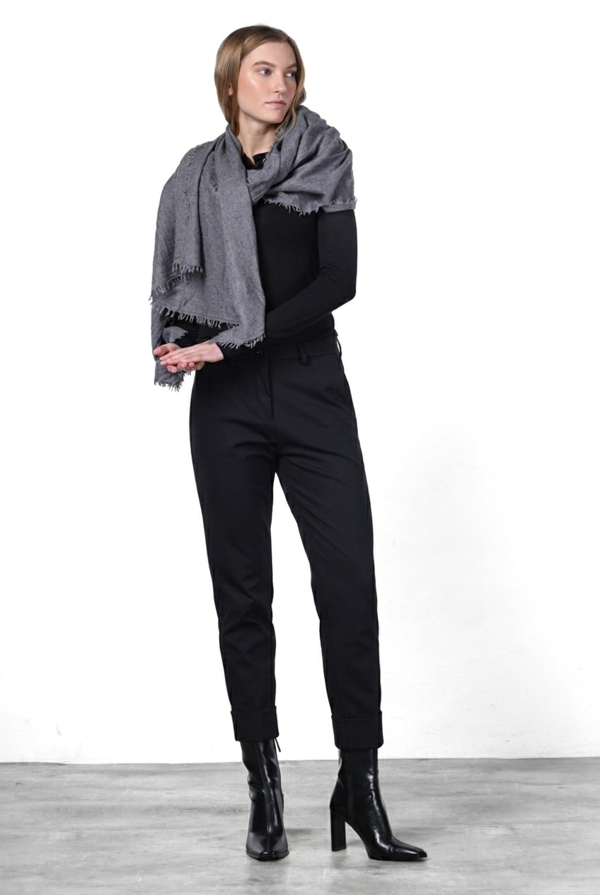 New York Carrot Chinohose für Damen aus technischem Jersey mit carrot fit ①