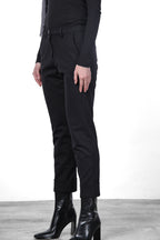 New York Carrot Chinohose für Damen aus technischem Jersey mit carrot fit ①