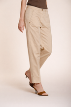 New York Carrot Hose Chino Damen aus Stretch-Satin carrot fit ①