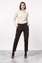 New York Carrot pantalone chino donna in raso carrot fit ①