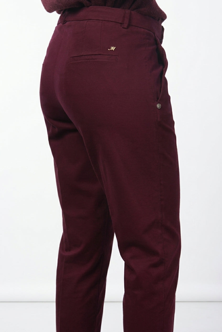 New York Carrot pantalón chino de mujer en raso carrot fit ①
