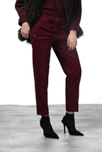 New York Carrot pantalón chino de mujer en raso carrot fit ①