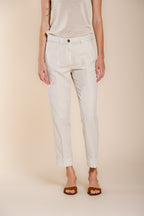 New York Carrot Hose Chino Damen aus Baumwoll- und Leinen-Twill carrot fit
