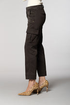 Marlene Cargo Damen-Cargohose aus Gabardine Carrot Fit