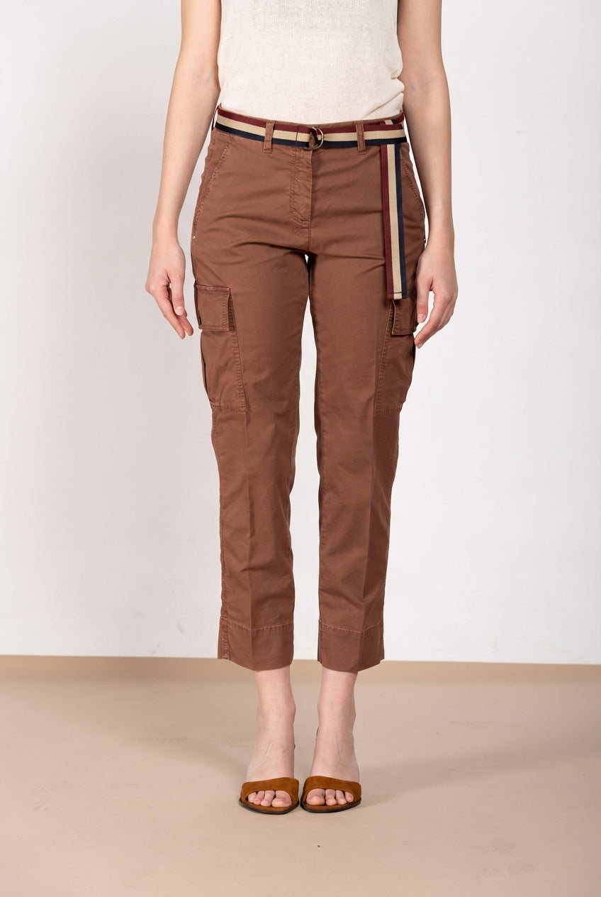 Marlene Cargo women's cargo pants in lightweight stretch twill carrot fit