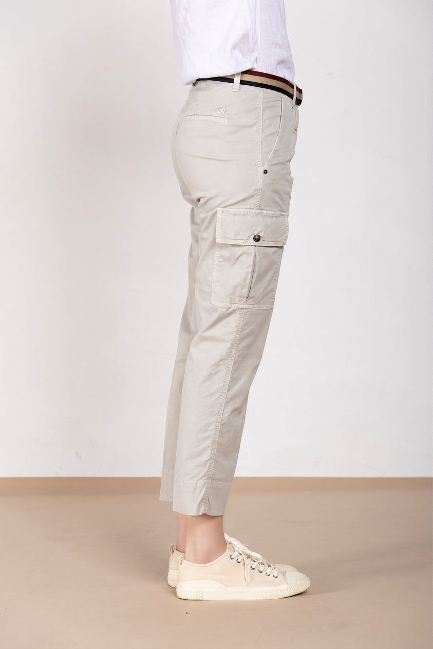Marlene Cargo women's cargo pants in light stretch twill carrot fit