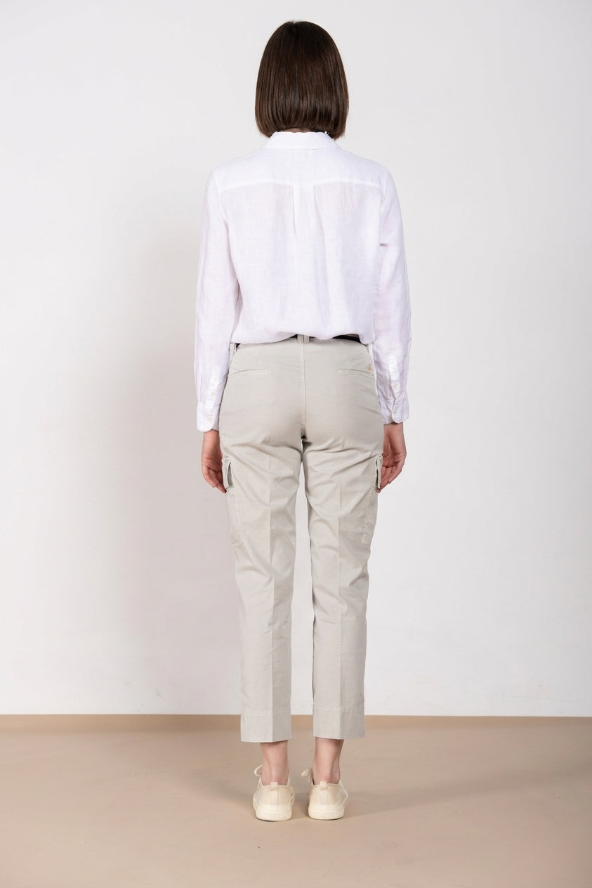 Marlene Cargo women's cargo pants in light stretch twill carrot fit