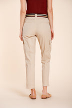 Marlene Cargo pantalón cargo mujer en twill ligero stretch carrot fit