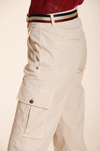 Marlene Cargo pantalón cargo mujer en twill ligero stretch carrot fit