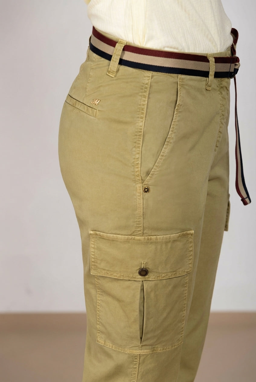 Marlene Cargo women's cargo pants in lightweight stretch twill carrot fit