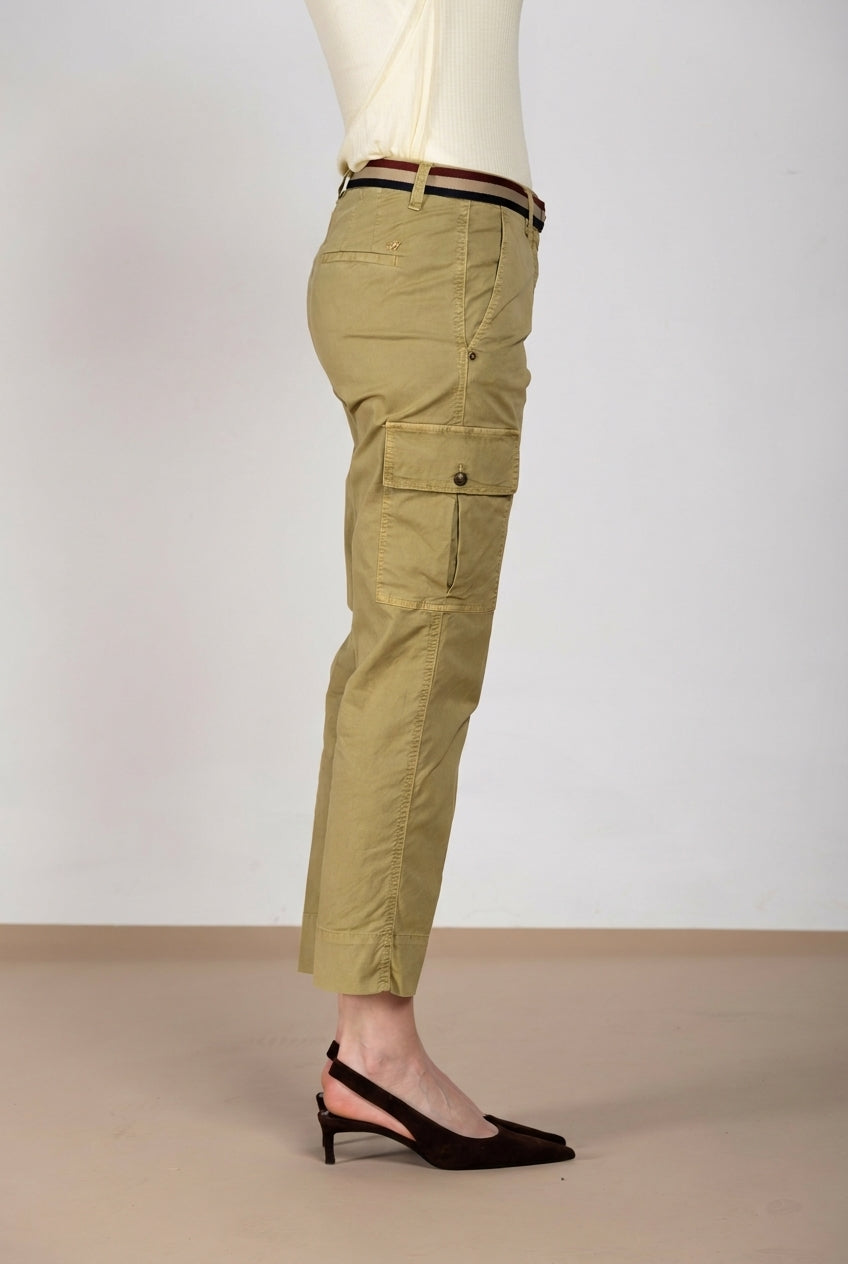 Marlene Cargo women's cargo pants in lightweight stretch twill carrot fit