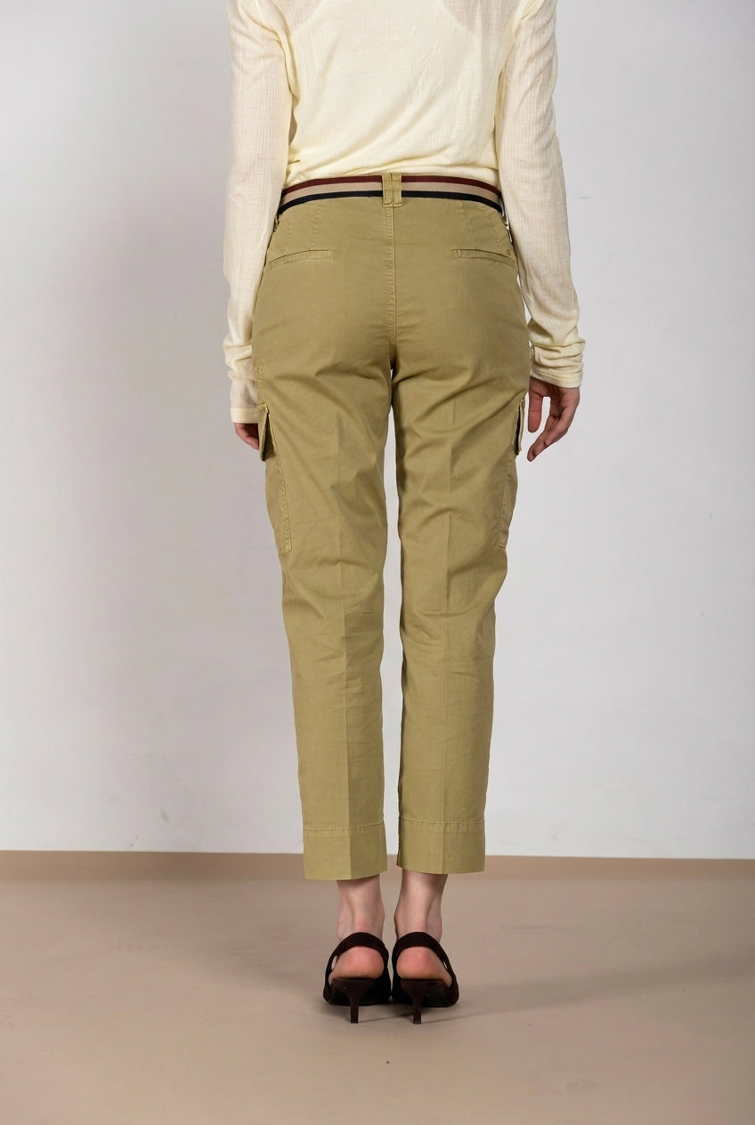 Marlene Cargo women's cargo pants in lightweight stretch twill carrot fit
