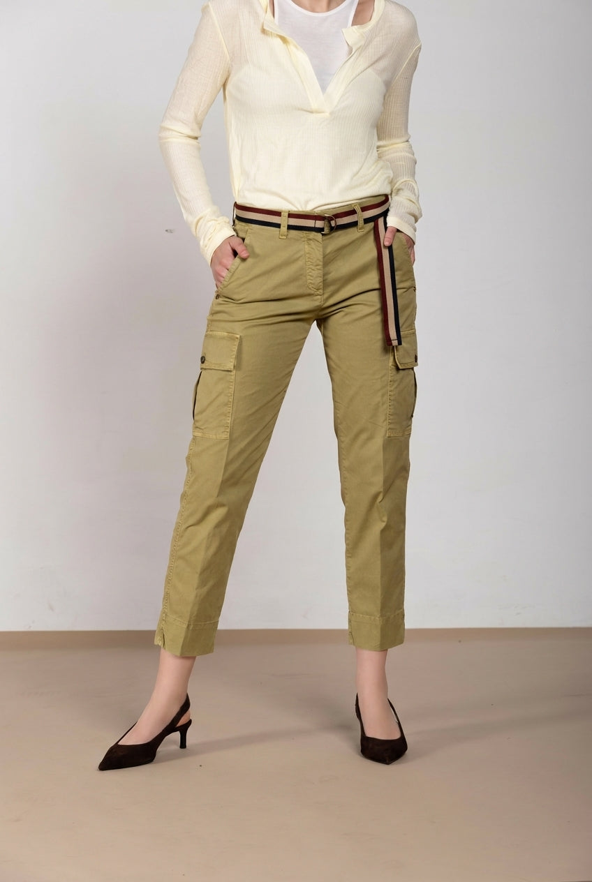 Marlene Cargo women's cargo pants in lightweight stretch twill carrot fit