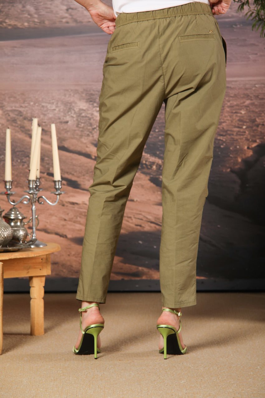 Fatique Jogger women's cargo pants in parachute canvas with a tencel and cotton blend carrot fit