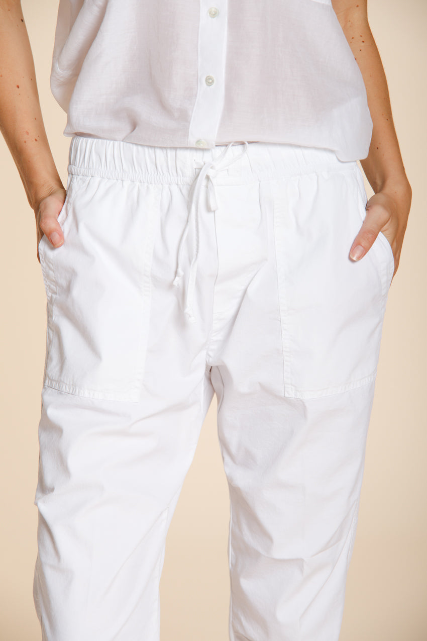 Fatique Jogger Hose Cargo Damen aus Twill relaxed fit