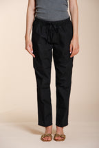 Fatique Jogger Hose Cargo Damen aus Twill relaxed fit