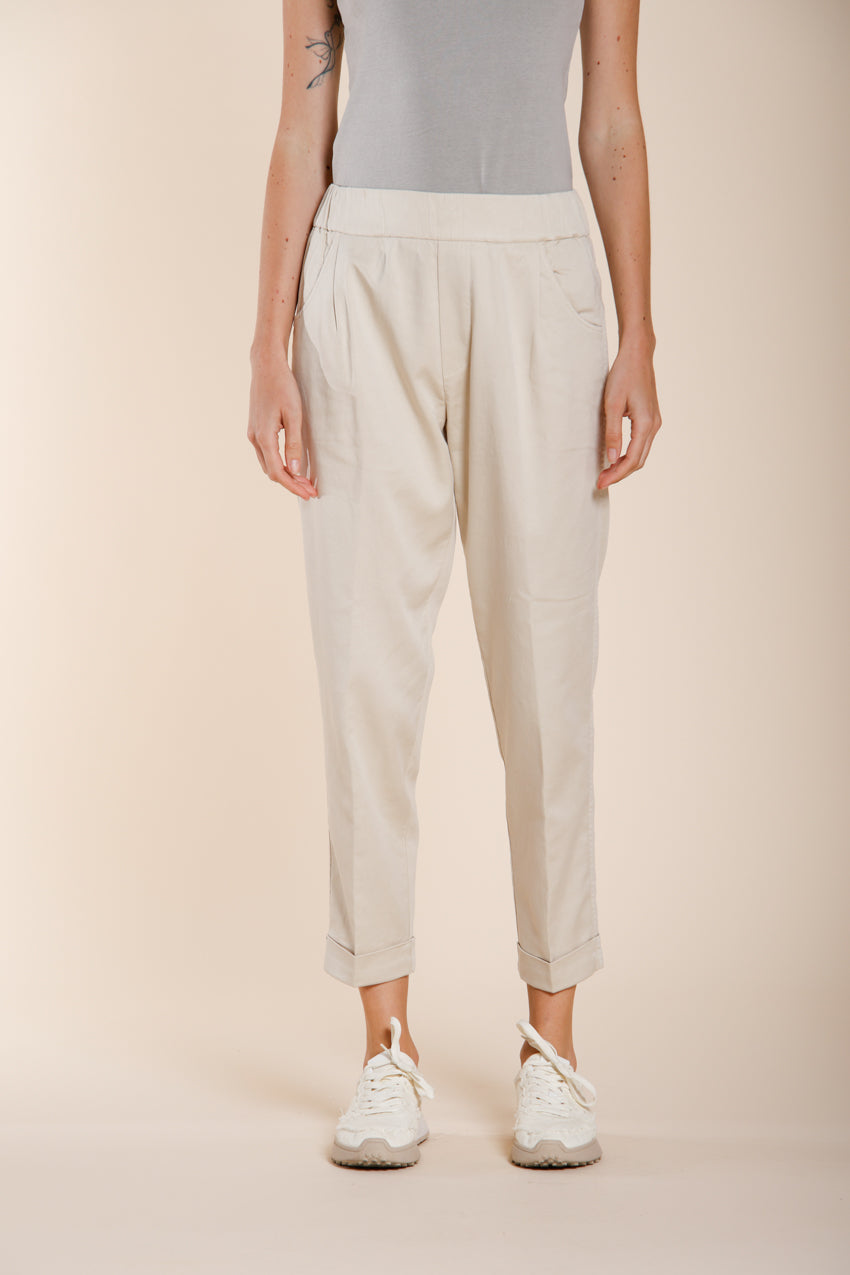 Easy Jogger Hose Chino Damen aus Stretch-Fleece relaxed fit