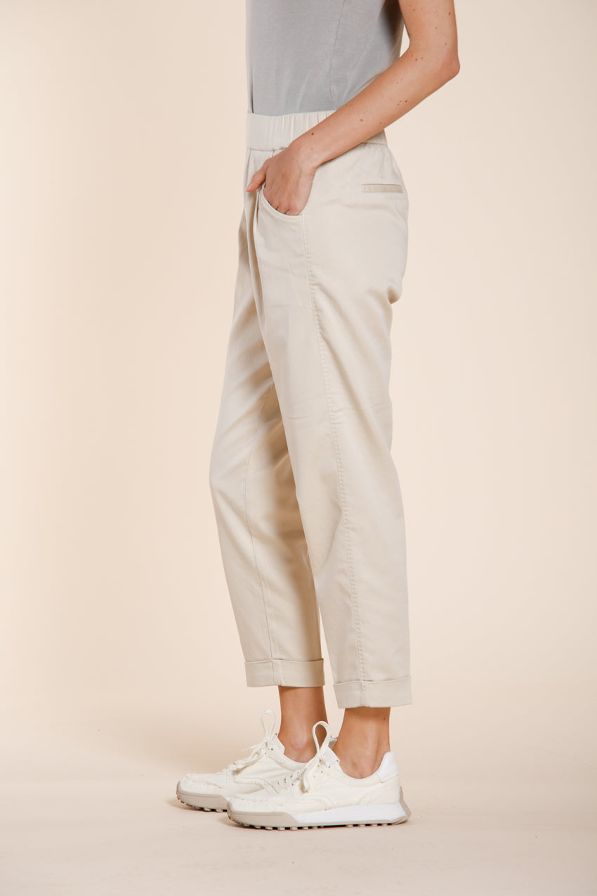 Easy Jogger Hose Chino Damen aus Stretch-Fleece relaxed fit