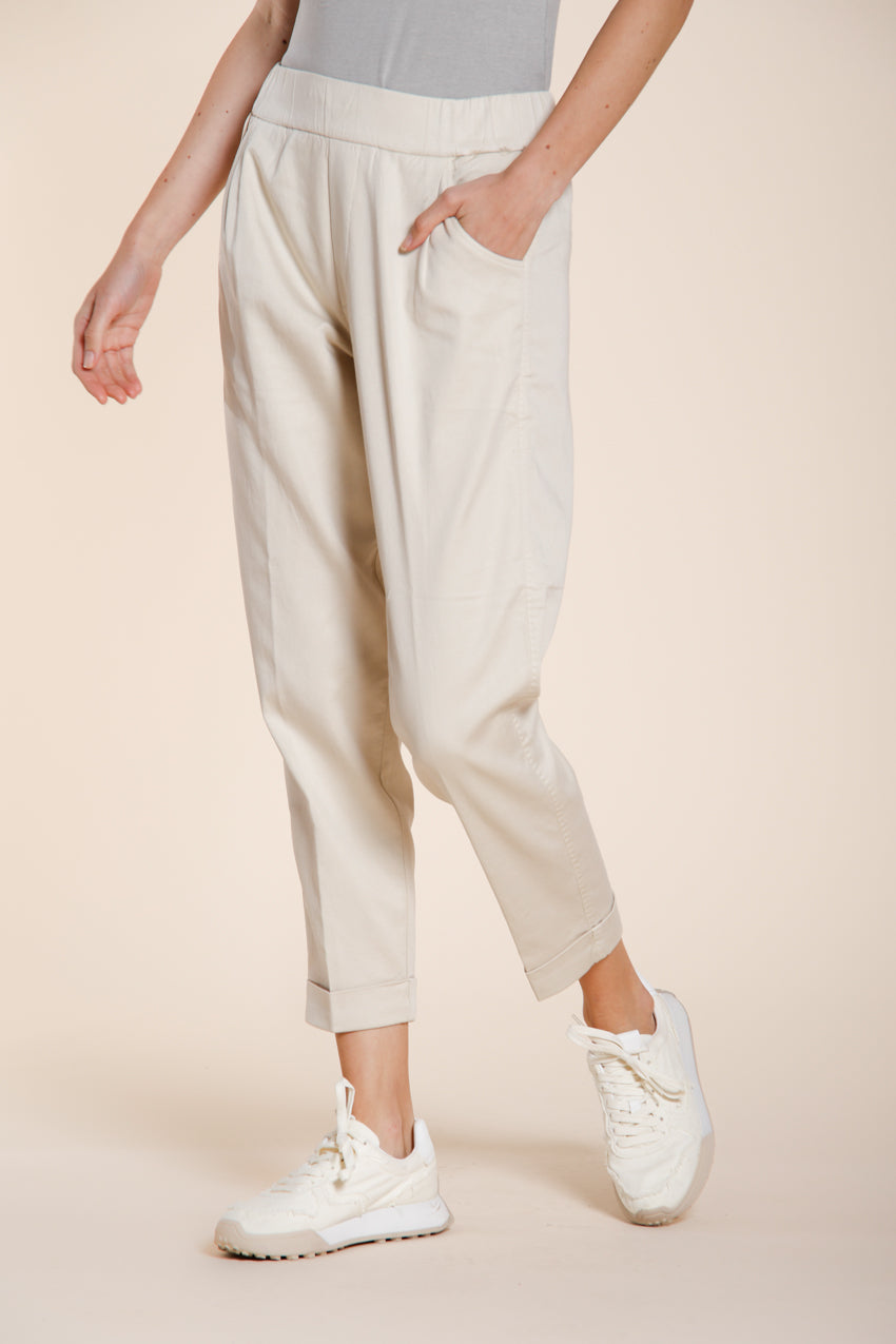 Easy Jogger Hose Chino Damen aus Stretch-Fleece relaxed fit