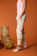 Asia Snake women's cargo pants in modal relaxed fit 