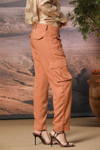 Asia Snake women's cargo pants in modal relaxed fit 