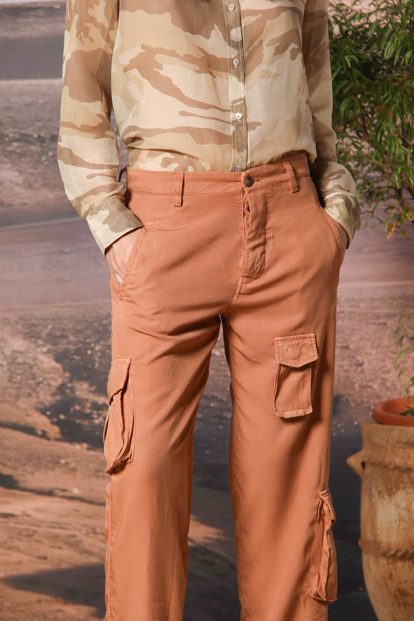 Asia Snake women's cargo pants in modal relaxed fit 