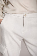 Foto 2 Easy Cargo pantalone cargo donna maglia jersey lurex relaxed fit