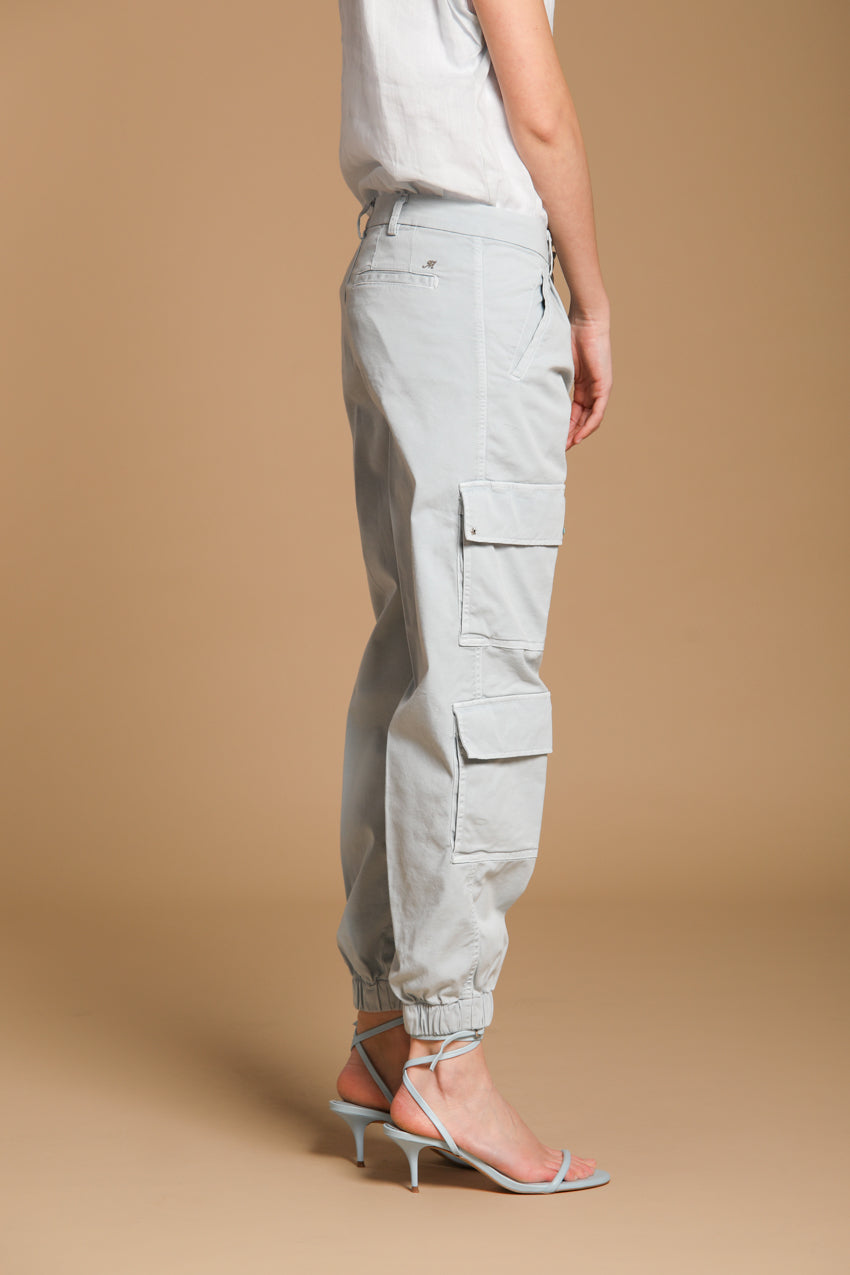 Evita Cargo women's cargo pants in gabardine relaxed fit